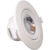 Spot Led Rotund 5W Ip44 Alb Rece Reglabil Cu Rama Alba  3