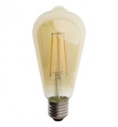 Bec Led Amber E27 4W ST64 2500K