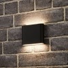 Aplica Led Perete 2x3W Alb Cald Ip65 Iluminat Sus Jos  2