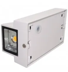 Aplica Led 10W Alba De Perete Exterior Cu Alb Cald 1766