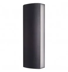 Aplica Led 20W Neagra De Perete Exterior Cu Alb Cald 0899