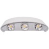 Aplica Led Perete 6W Alba Iluminare Sus /Jos Exterior Alb Cald 6219  2