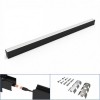 Corp Led Suspendat Interconectabil 40W Negru 120Cm 5000K - 1