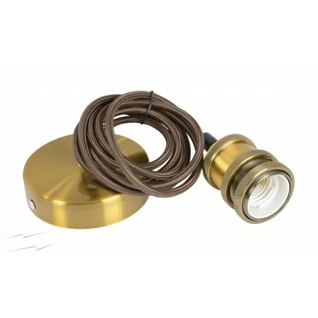 Pendul E27 Vintage Gold Antic - 1