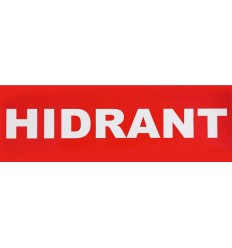 Autocolant Hidrant 29.5x9.7Cm Pentru Lampi Emergenta Ip65