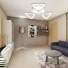Lustra Led 50W 3 Brate Triunghi Cu Telecomanda - 1