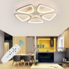Lustra Led 80W 5 Brate Triunghi Cu Telecomanda - 2