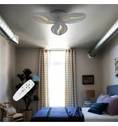 Lustra Led 50W 3 Brate Petale Cu Telecomanda