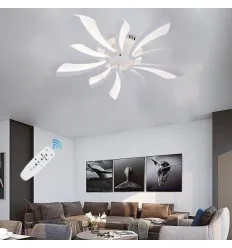 Lustra Led 70W 10 Brate Cu Telecomanda