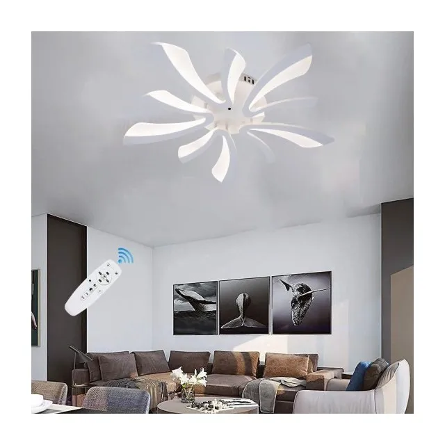 Lustra Led 70W 10 Brate Cu Telecomanda - 1