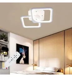 Lustra Led 50W 2 Brate Cu Telecomanda