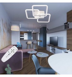 Lustra Led 80W 3 Brate Cu Telecomanda