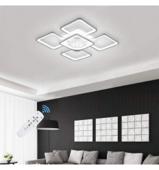 Lustra Led 104W 5 Brate Cu Telecomanda