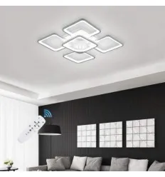 Lustra Led 104W 5 Brate Cu Telecomanda