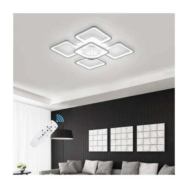 Lustra Led 104W 5 Brate Cu Telecomanda  1