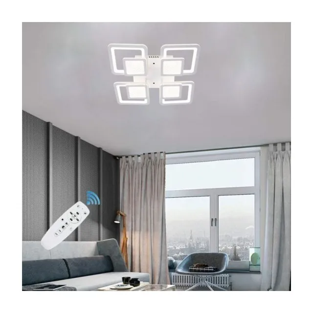 Lustra Led 100W 8 Brate Cu Telecomanda - 1