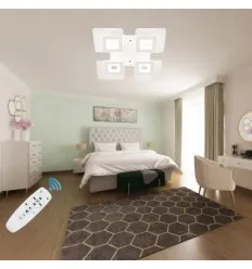 Lustra Led 72W 4 Brate Cu Telecomanda