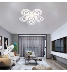 Lustra Led 150W 6 Brate Cu Telecomanda