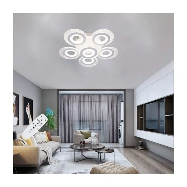 Lustra Led 150W 6 Brate Cu Telecomanda - 1