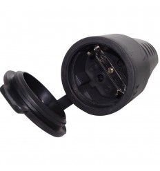 Cupla Cauciuc Cu Capac Si Impamantare 16A Ip44