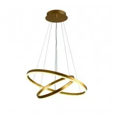 Lustra Led Ajustabila 85W Aurie Cu Telecomanda IR