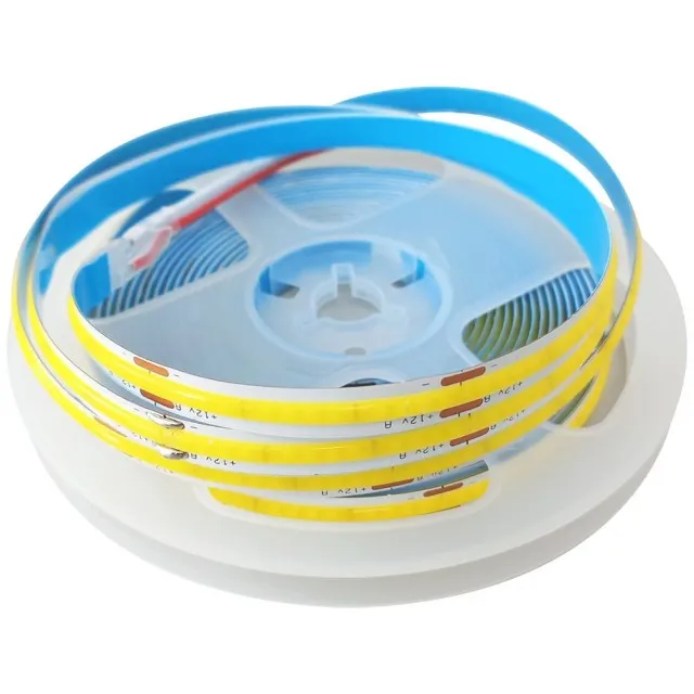 Banda Cob Led Flexibila 12W Ip20 12V 330Led/8mm - Rola 5m - 1