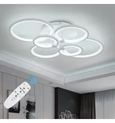 Lustra Led 100W 6 Brate Cu Telecomanda