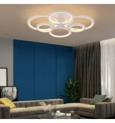 Lustra Led 100W 6 Brate Cu Telecomanda