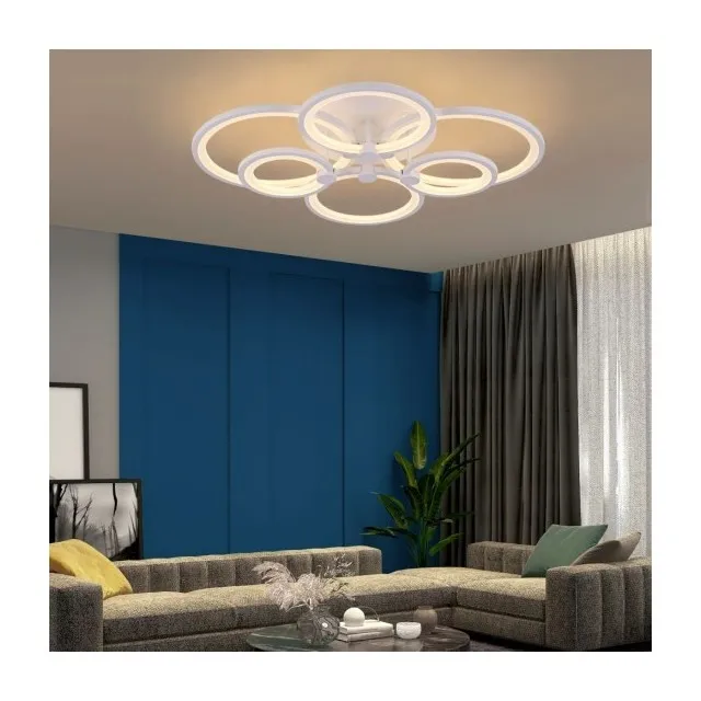 Lustra Led 100W 6 Brate Cu Telecomanda - 2