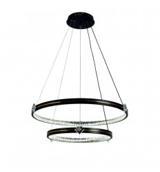 Lustra Led Ajustabila 85W Neagra IR