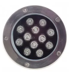 Spot Led Pavaj 12X1W Ip65 Rgb Fara Telecomanda