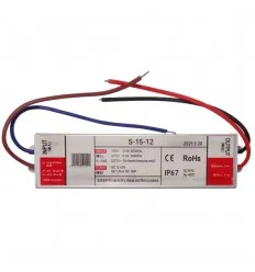 Sursa Alimentare Slim 15W 1.25A 12V Ip67