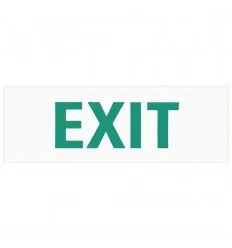 Autocolant Alb Exit 310 x 90mm