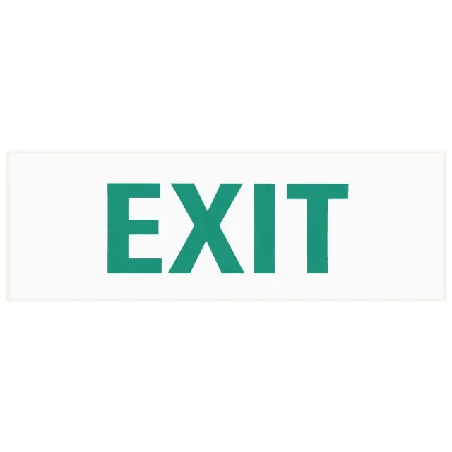 Autocolant Alb Exit 310 x 90mm  1
