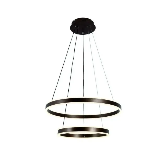 Lustra Led Ajustabila 165W Cafenie Cu Telecomanda IR - 1