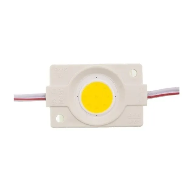 Modul Cob Led 9 Led 2.4W Alb Rece 200 Lm Ip65 12V Set 20 Buc - 1