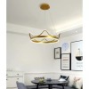 Lustra Led Ajustabila 96W Aurie Cu Telecomanda IR - 1