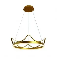 Lustra Led Ajustabila 96W Aurie Cu Telecomanda IR