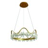Lustra Led Ajustabila 95W Aurie Flower Cu Telecomanda IR - 1