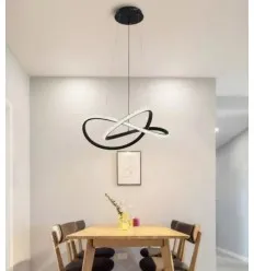 Lustra Led Ajustabila 66W Neagra