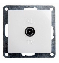 Priza TV Capat Alba Spin Top