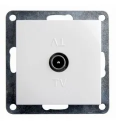 Priza TV Capat Alba Spin Top