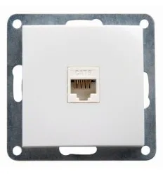 Priza UTP Cat5E Alba Spin Top
