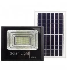 Proiector Led 60W Cu Panou Solar Si Telecomanda Ir