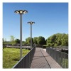 Pachet Lampa Solara Led 400W Cu Telecomanda + Stalp De 3M  1