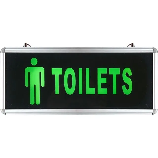 Lampa Iluminat Emergenta Toaleta Barbati Cu 2 Fete - 1