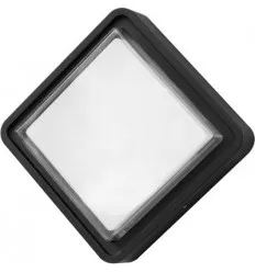 Aplica Led Exterior 15W Patrata Alb Cald IP65