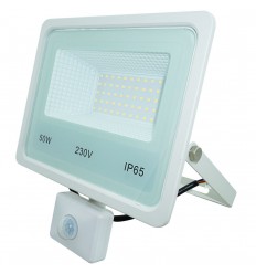 Proiector Led Alb 50W Smd Cu Senzor De Miscare IP65 Alb Natural