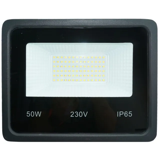Proiector Led Negru 50W Smd Ip65 Alb Rece/Cald Garantie 4 Ani - 1