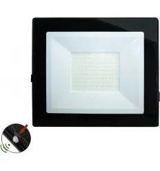 Proiector Led Negru 100W 4000K Cu Fotocelula Senzor Crepuscular